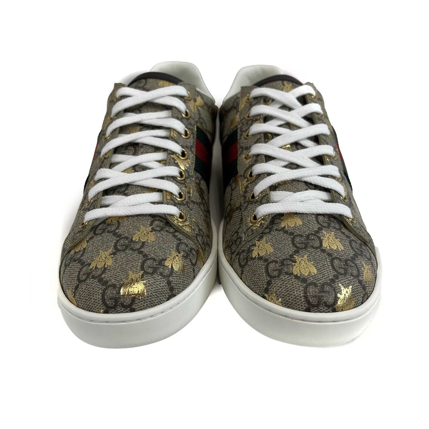 GUCCI - NEW Mens Ace GG Supreme Bees Sneakers Size 40 US 10
