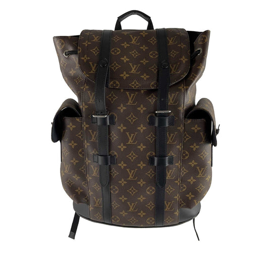 Louis Vuitton Monogram Canvas Pristine Christopher PM Backpack Brown Backpack