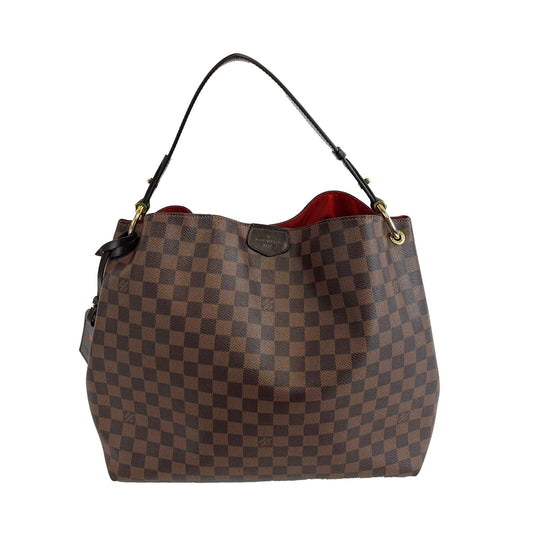 Louis Vuitton - LV - Gracefull MM - Brown / Tan Damier Ebene Shoulder Bag