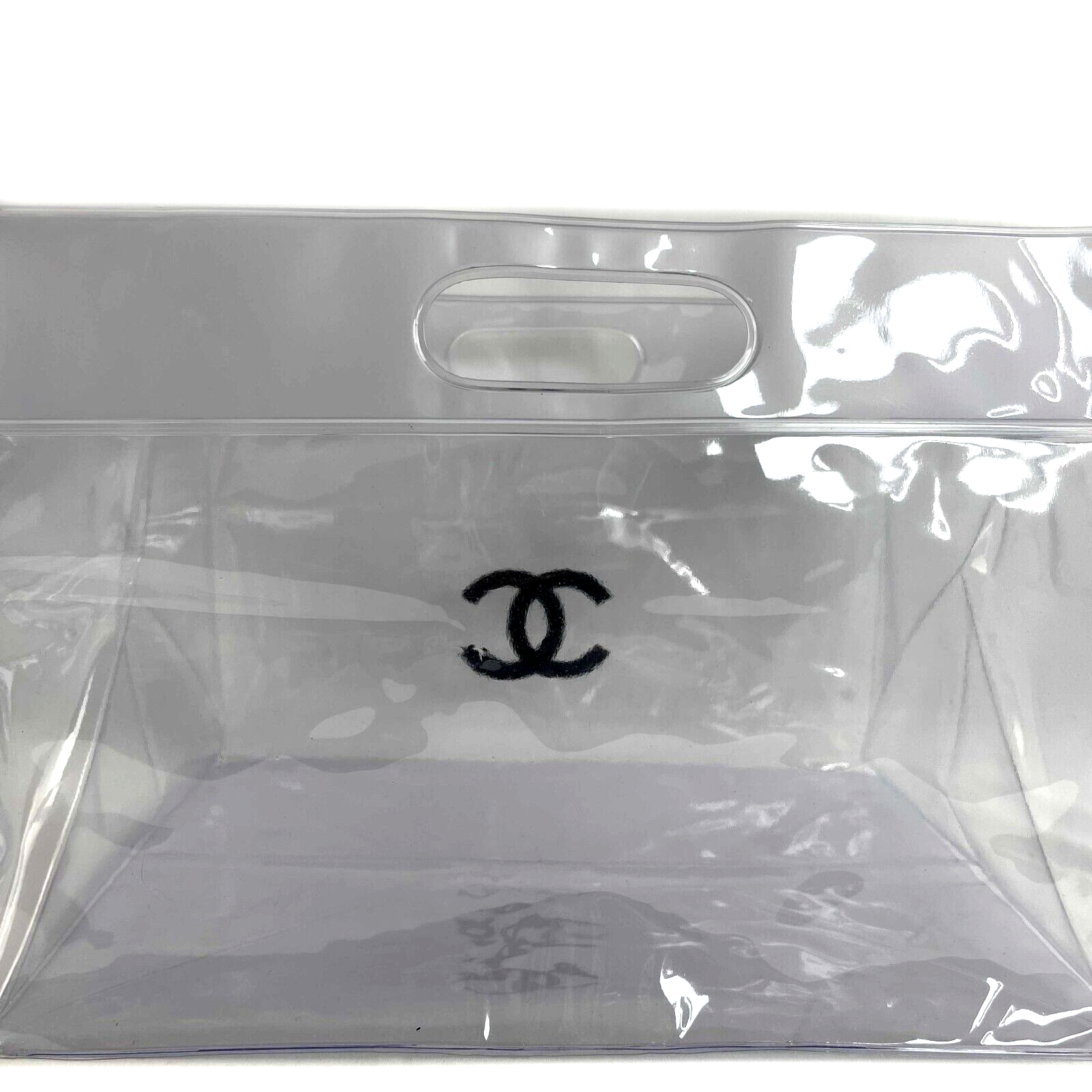 Chanel PVC Shopping Clear CC Tote RARE BougieHabit