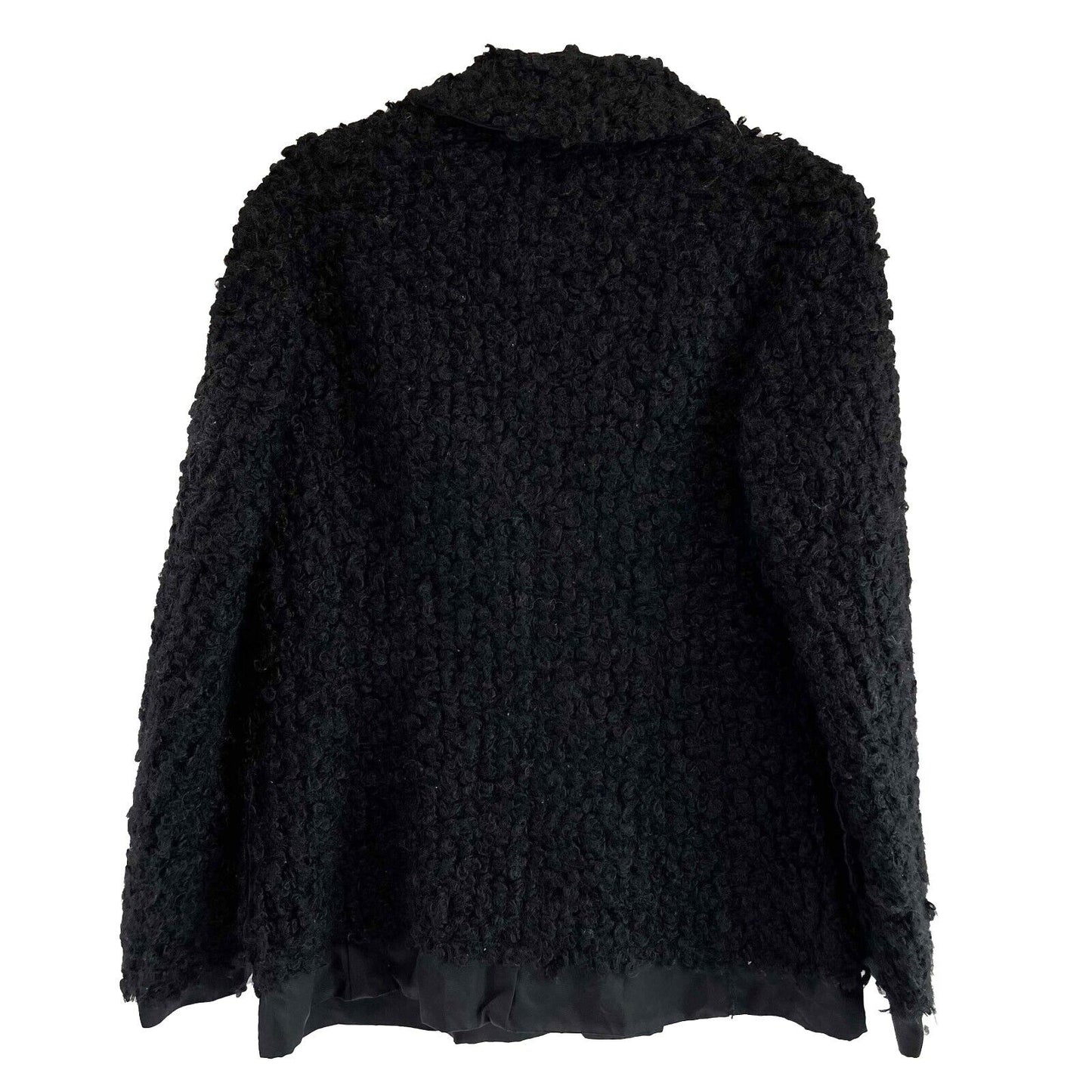 Junya Watanabe Pristine 2003 Black Boucle Wool Tweed Jacket Small