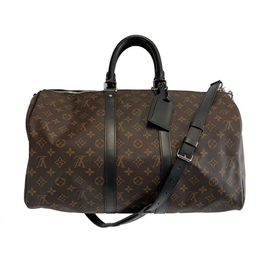Louis Vuitton Keepall Bandouliere 45 Macassar Monogram Canvas Crossbody bag
