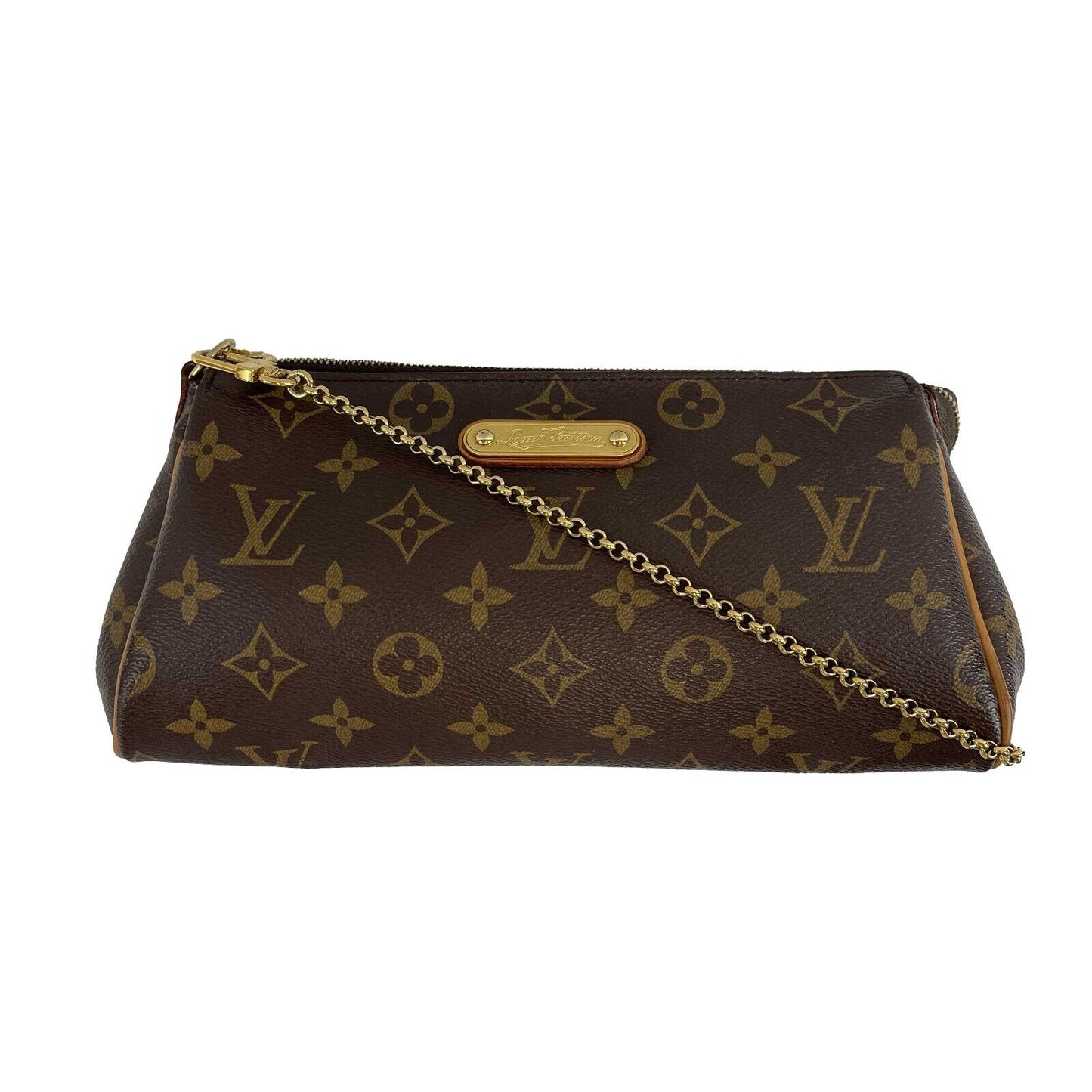 Louis Vuitton - LV Eva Clutch - Brown / Tan Monogram Canvas