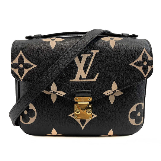 Louis Vuitton Empreinte Monogram Giant Pochette Metis - Black/Beige