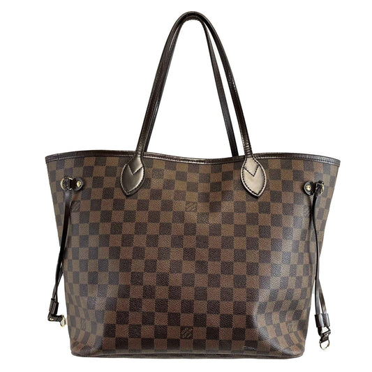 Louis Vuitton Neverfull Damier Ebene MM Brown Handbag