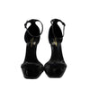 Saint Laurent-Opyum Sandals In Patent Leather Black 37 US 7 Shoes