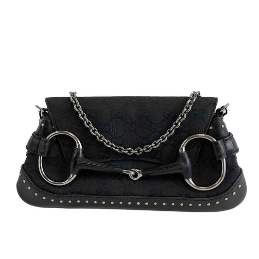 Gucci - Gucci by Tom Ford Pouchette 1955 Bag - Black / Silver Shoulder Bag