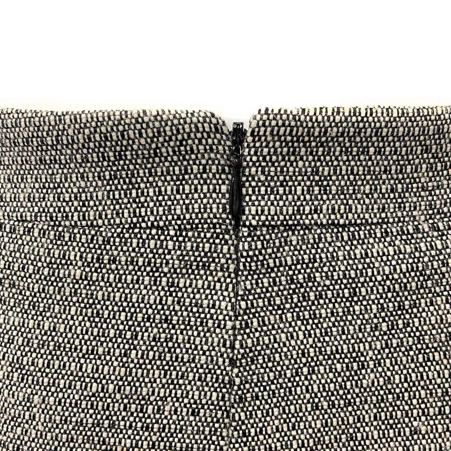 Stella McCartney Wool Mini Grey Tweed Embroidered Mini Skirt 38 US 4-6 Small