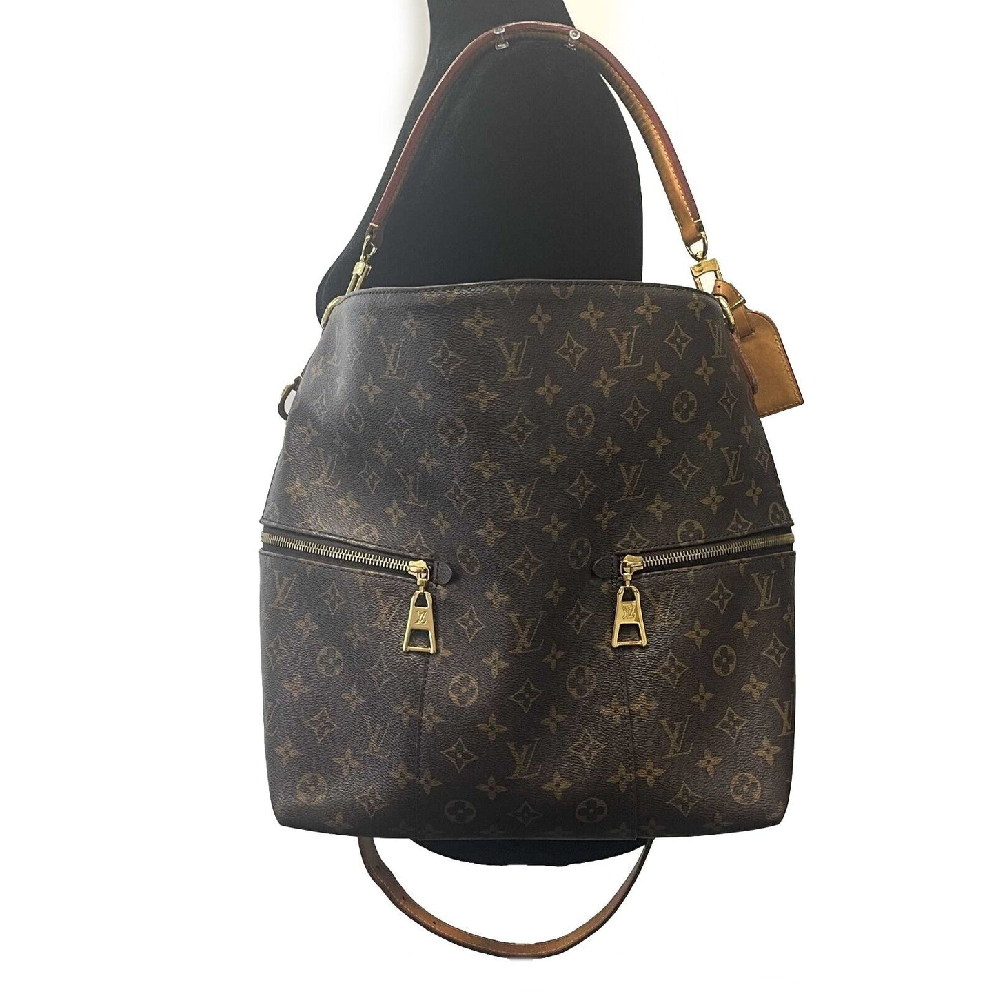 Louis Vuitton - LV - Monogram Brown Melie - Top Handle w/ Shoulder STrap