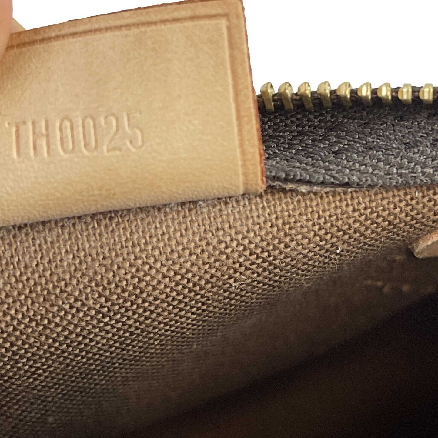 Louis Vuitton Speedy Mini Nano HL Monogram Canvas Brown Handbag Excellent W/ BOX