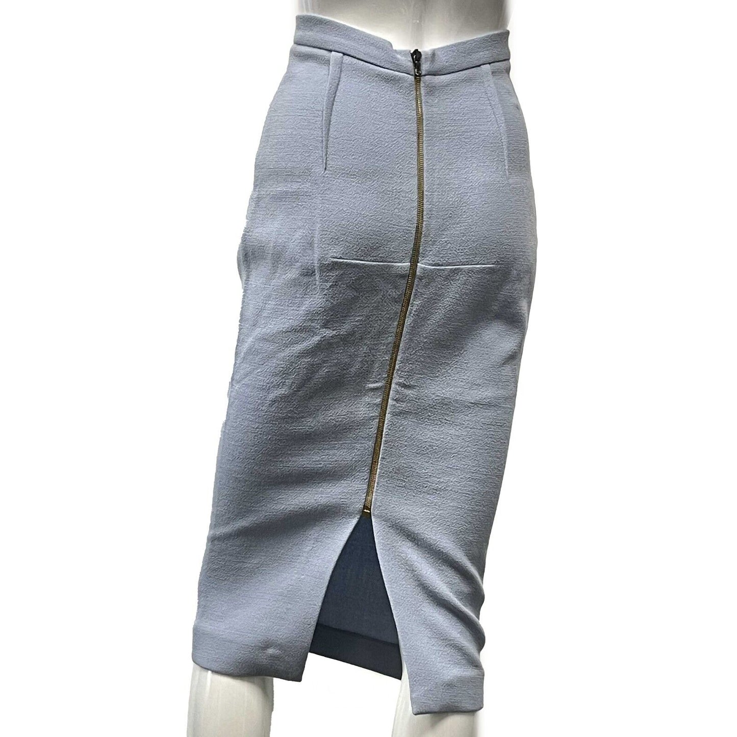 Roland Mouret Excellent Light Blue Pencil Skirt Light Blue US 4