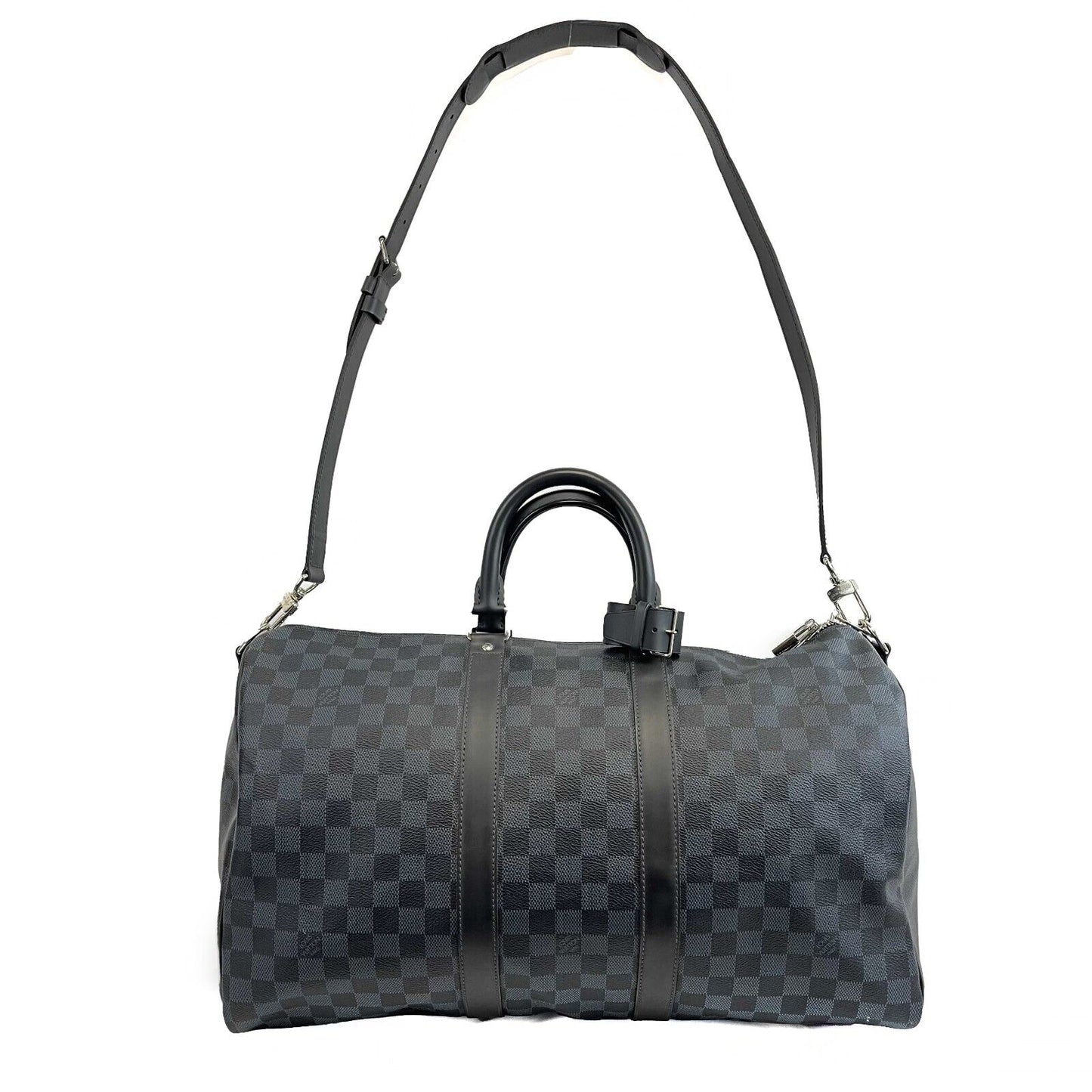 Louis Vuitton - Keepall Bandoulière 45 Danier Graphite Duffle w/ Shoulder Strap