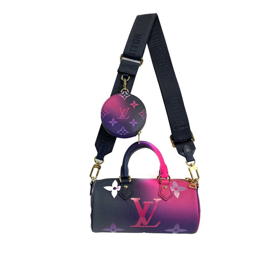 Louis Vuitton NEW Midnight Fuchsia Papillon BB Satchel - Coin Purse - Crossbody