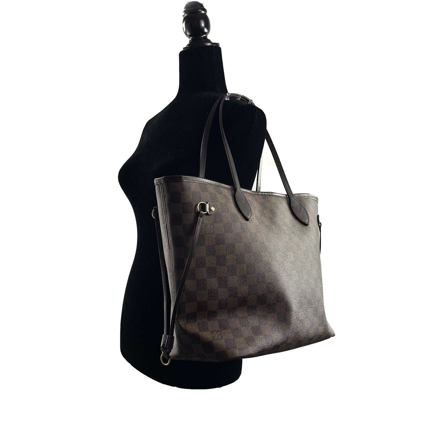 Louis Vuitton - LV Neverfull MM - Brown Damier Ebene Canvas Tote / Shoulder Bag