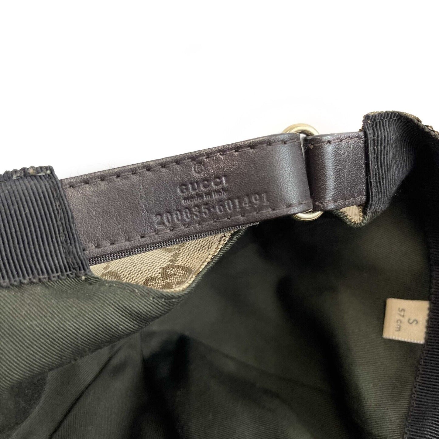 Gucci GG Canvas Baseball Hat with web Good Small