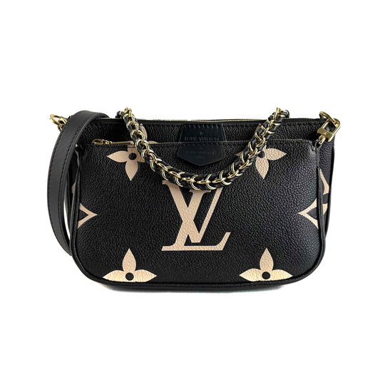 Louis Vuitton Bi-Color Monogram Empreinte Multi Pochette