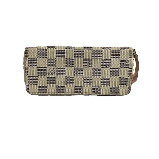 Louis Vuitton - Beige Zippy Wallet Damier Azur N41669 - Beige Damier Azur