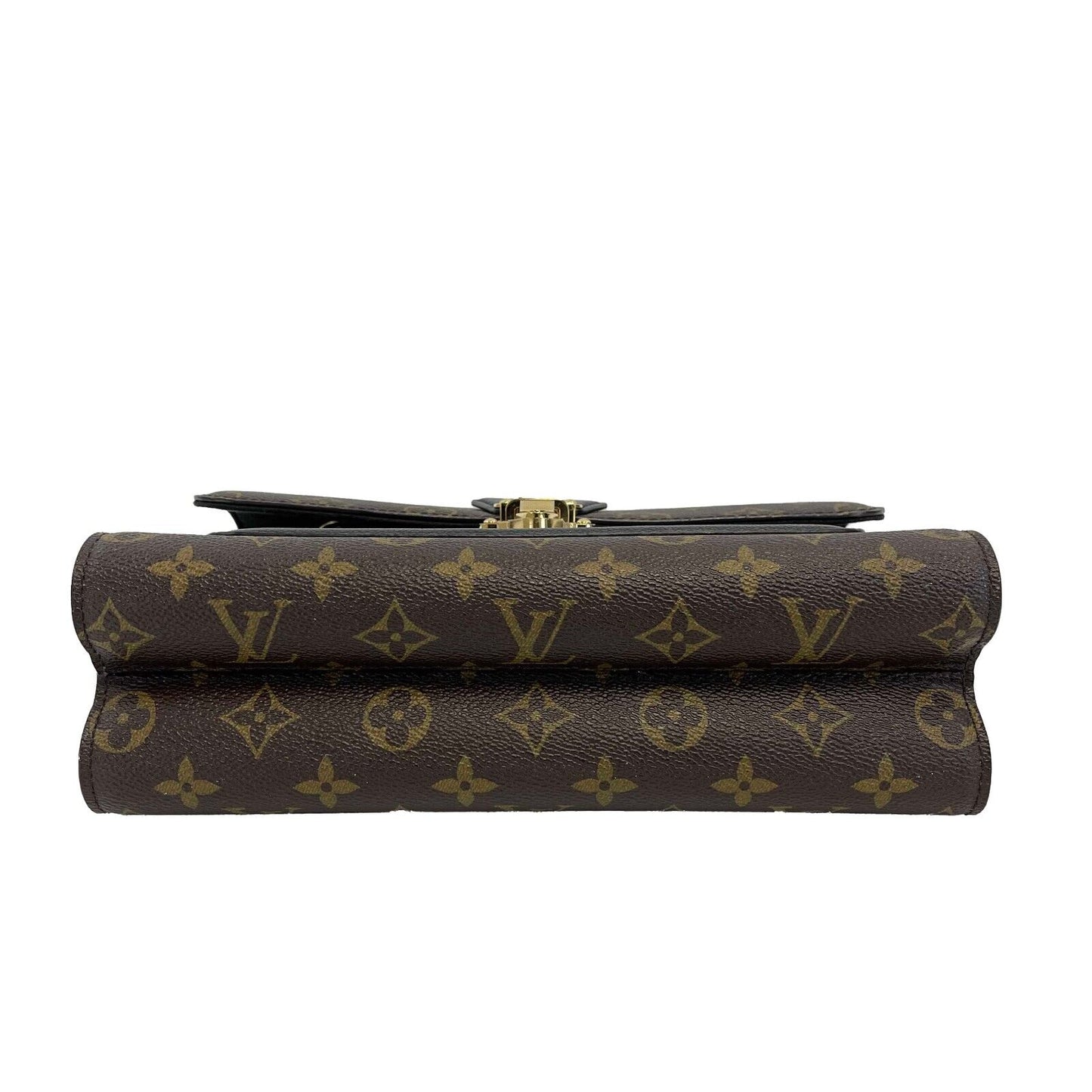 Louis Vuitton - Victoire Handbag Monogram Canvas and Leather Shoulder Bag