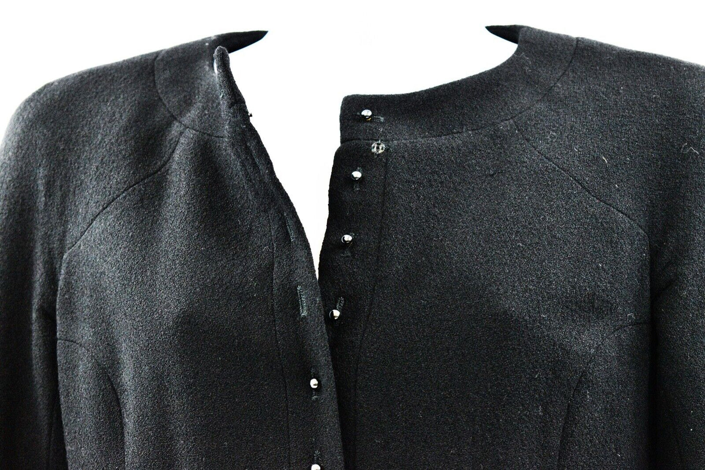 Chanel - Pearl Button Skirt Suit - Black Blazer Set - CC Zip - 4 - 36 - 2002 02A