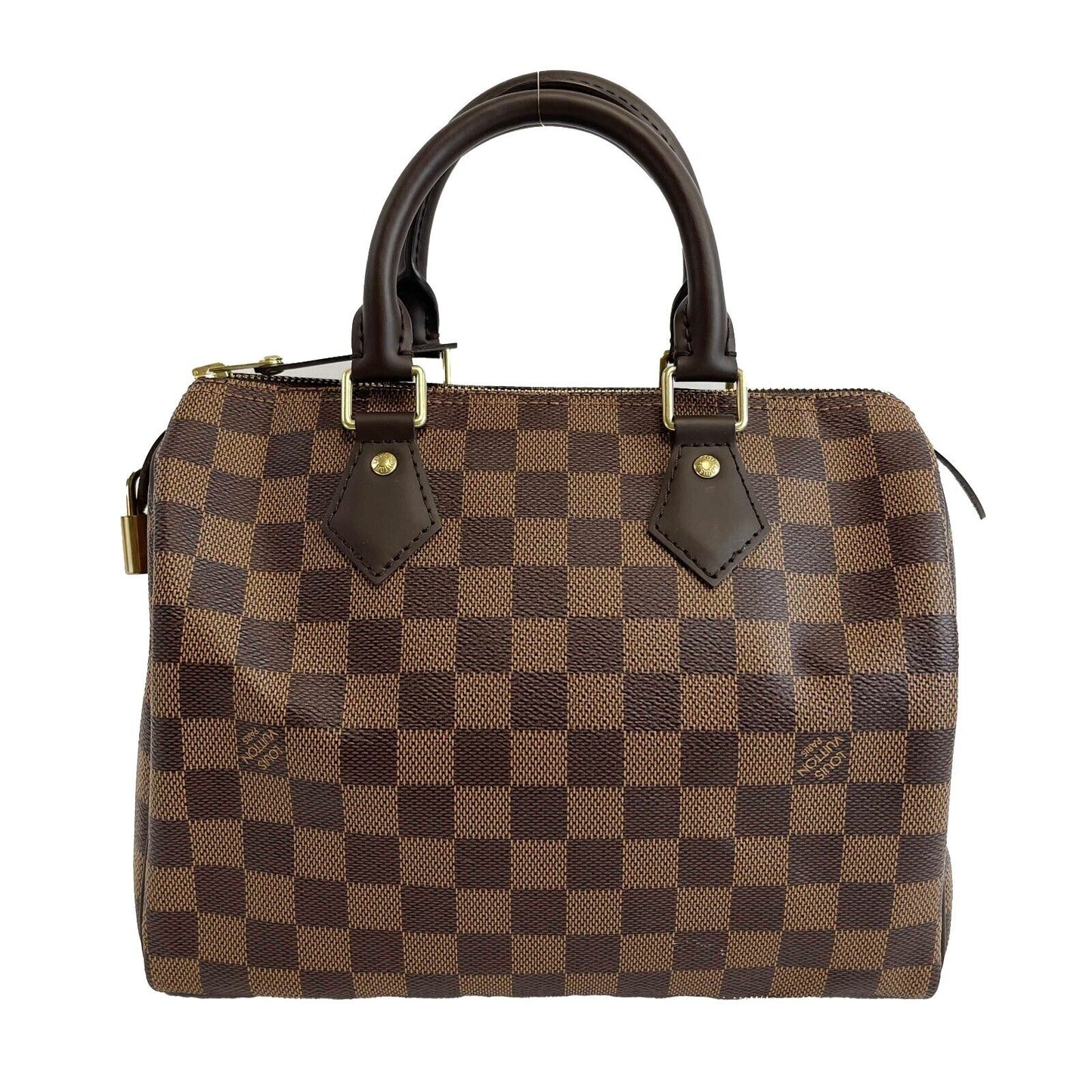 Louis Vuitton - NEW - Damier Ebene Speedy 25 - Brown Satchel / Top Handle