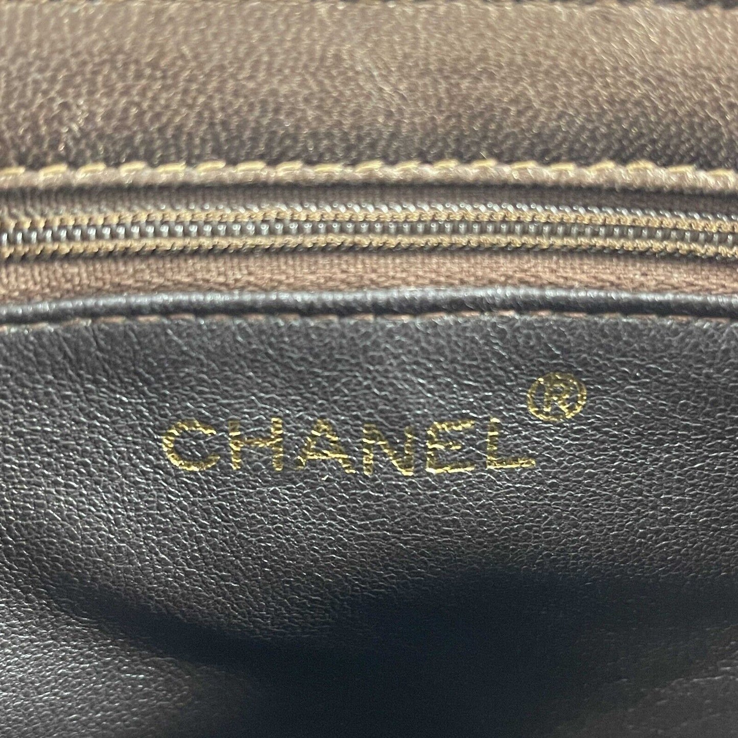 CHANEL - Excellent - Vintage Tassel Box Quilted - Metallic Bronze Crossbody