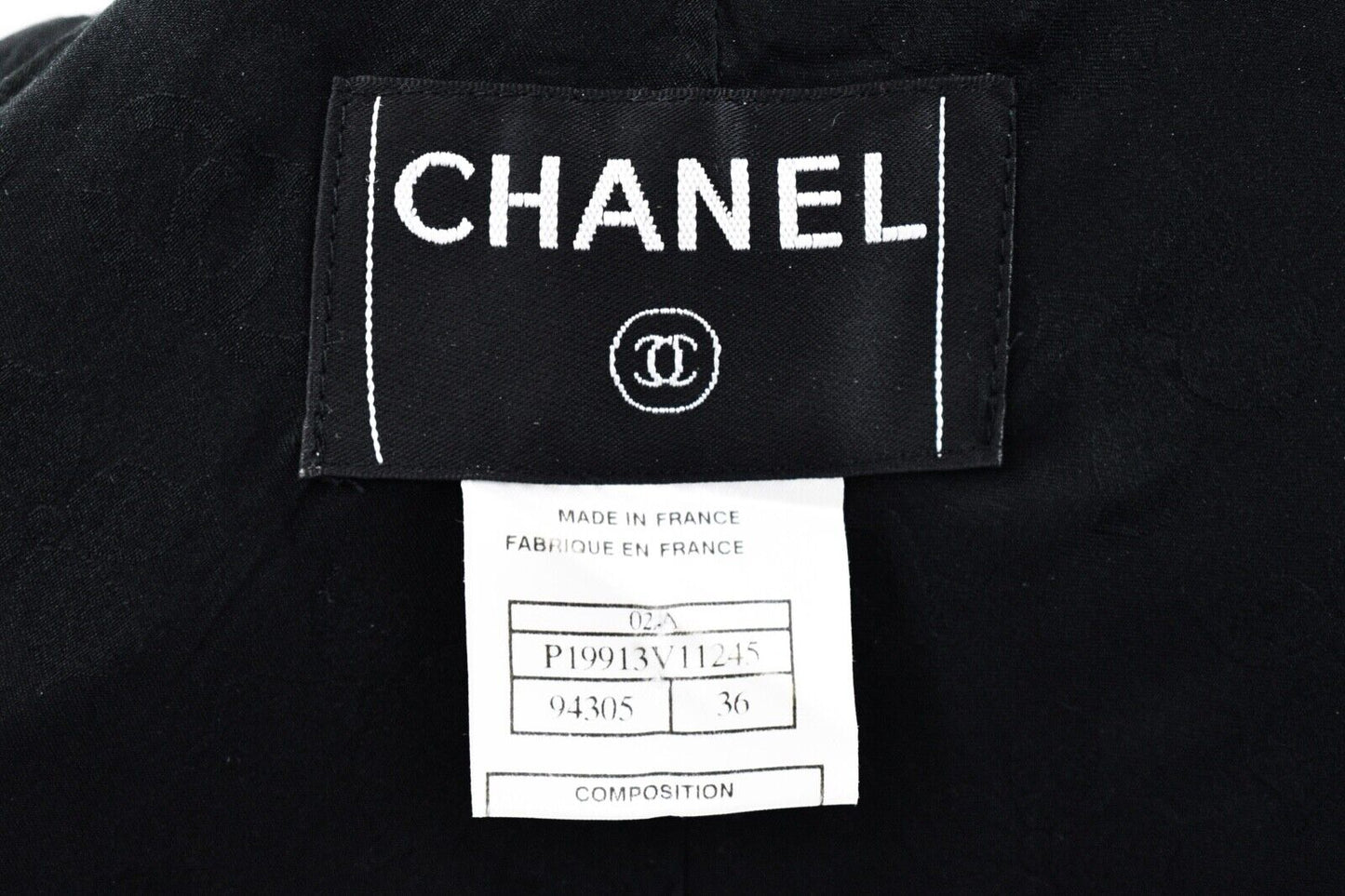 Chanel - Pearl Button Skirt Suit - Black Blazer Set - CC Zip - 4 - 36 - 2002 02A