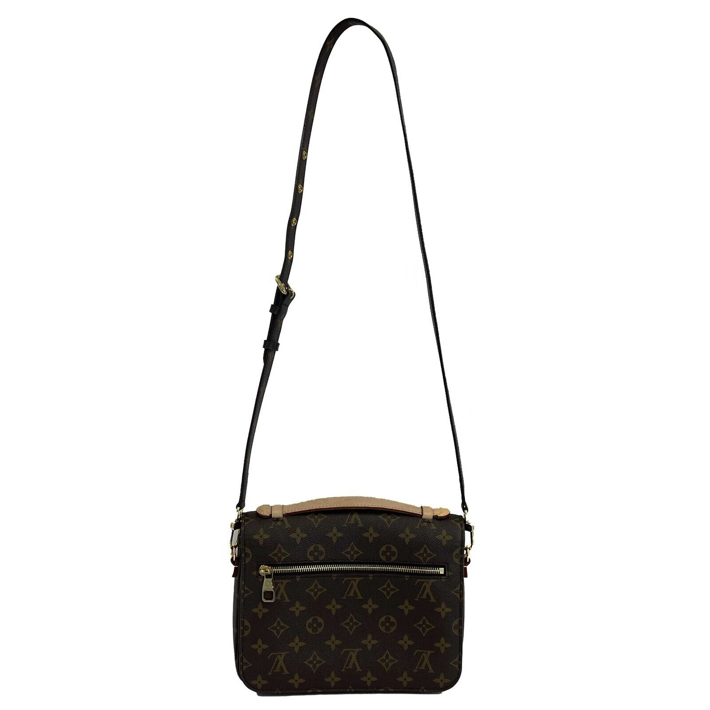 Louis Vuitton - LV - Pochette Métis - Brown Monogram Top Handle / Crossbody