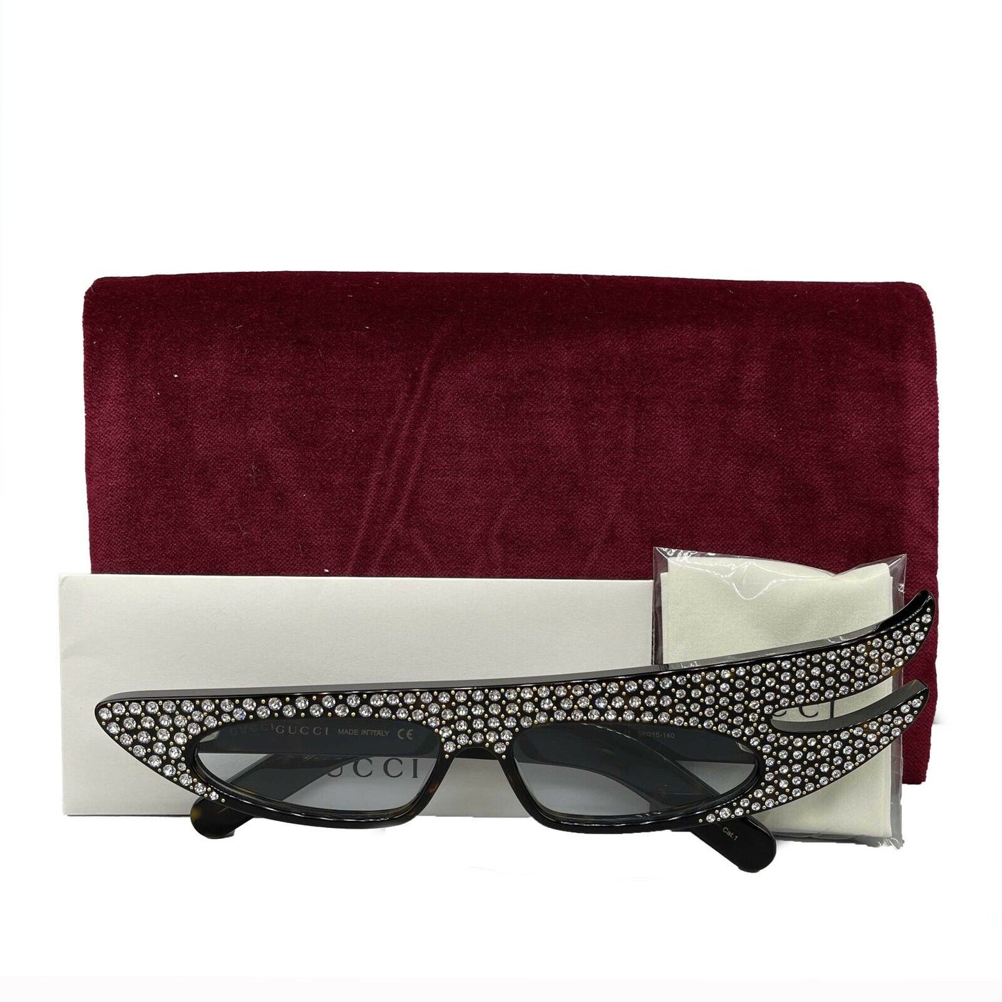 GUCCI - New w/ Tags - Hollywood Forever GG0240S Crystal Embellished Sunglasses