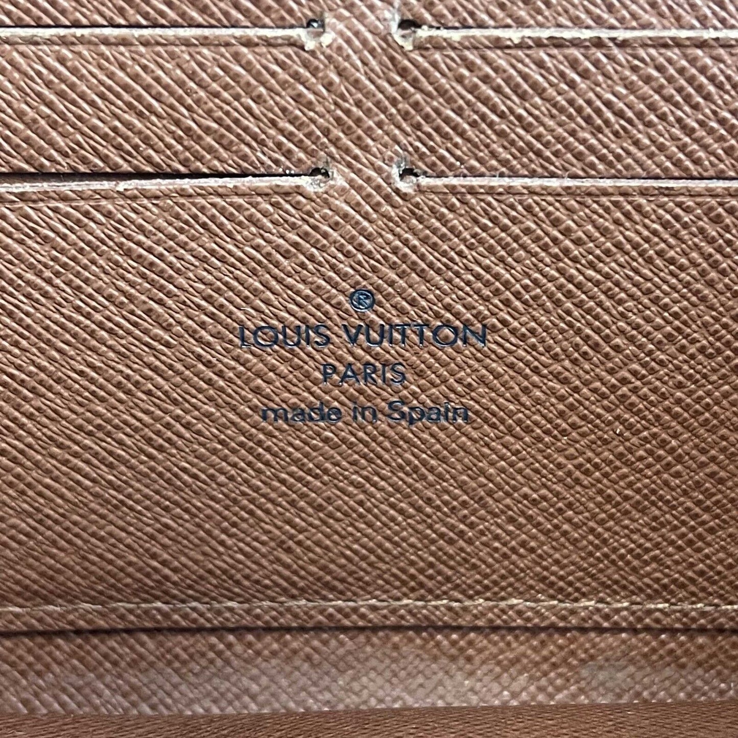 Louis Vuitton - Monogram Roses Zippy Brown Wallet - Zip Around Card Holder