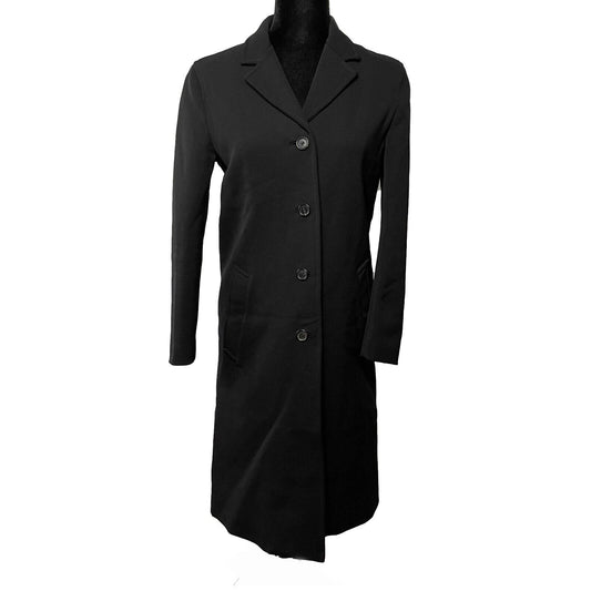 Prada - Nylon Double Pocket Long Overcoat Jacket - Black - 38 US 2