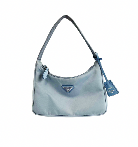 Prada - Excellent - Tessuto Nylon Re-Edition re-edition 2000 Blue Shoulder Bag
