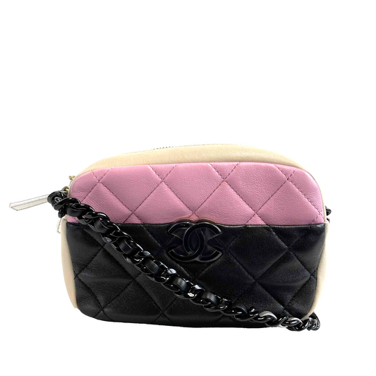 Chanel - Excellent - Mini Camera Case 23P - CC Color Block Crossbody