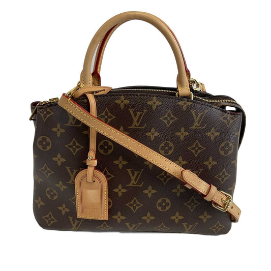 Louis Vuitton - Petit Palais - Brown Monogram Top Handle w/ Shoulder Strap