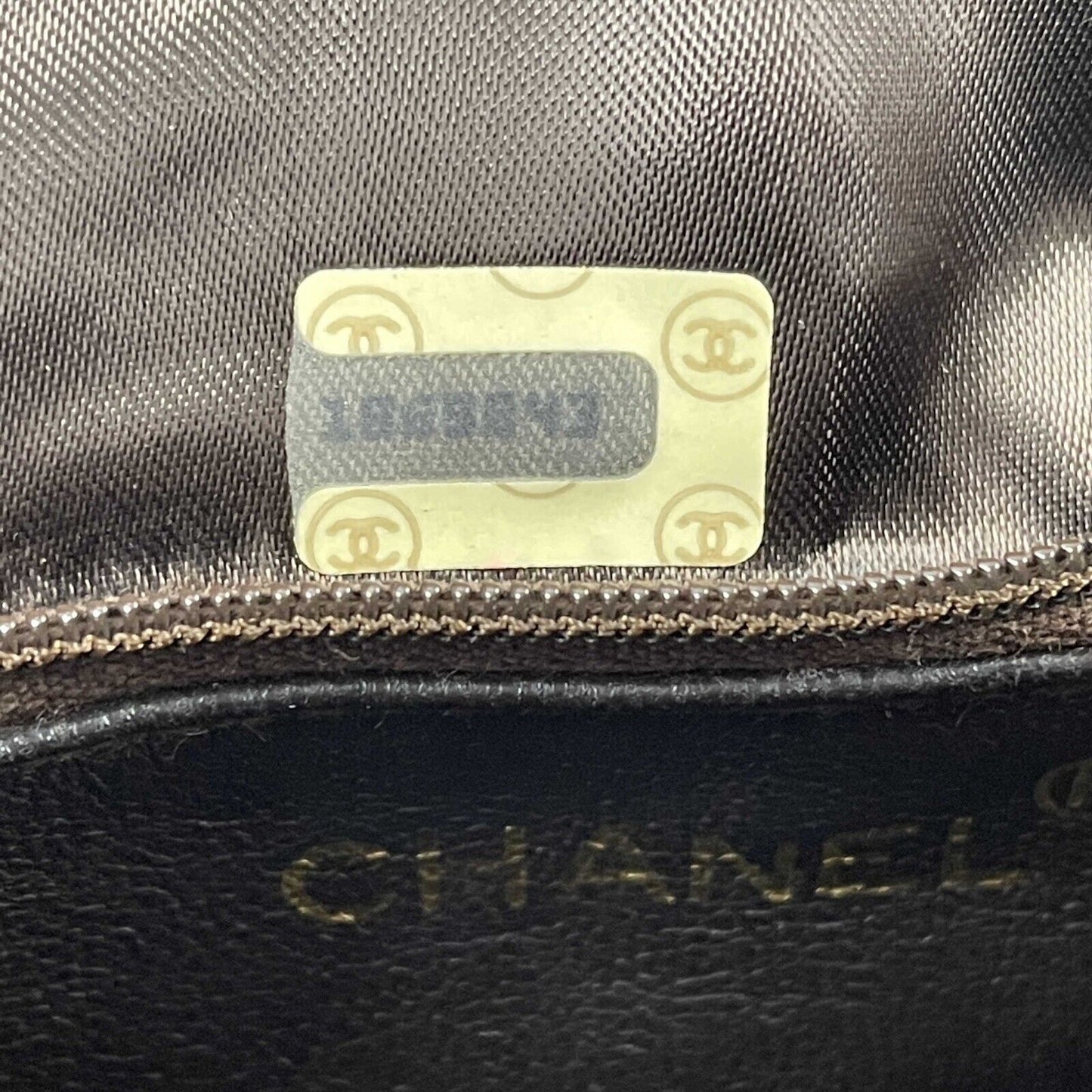 CHANEL - Excellent - Vintage Tassel Box Quilted - Metallic Bronze Crossbody