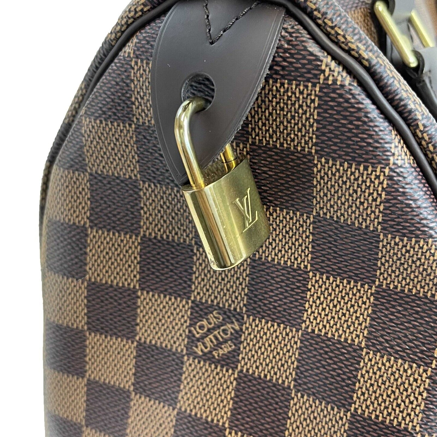 Louis Vuitton - NEW - Damier Ebene Speedy 25 - Brown Satchel / Top Handle