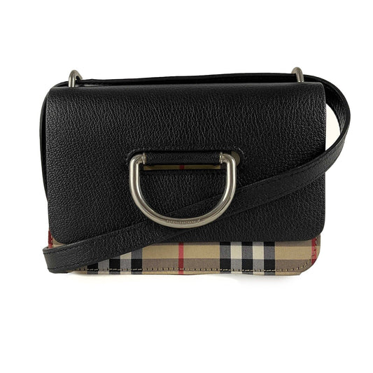 Burberry - Small Vintage Check and Leather D-Ring - Crossbody