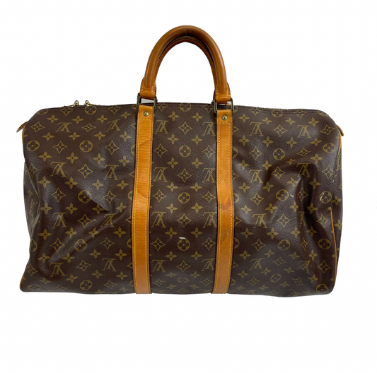 Louis Vuitton - Vintage Monogram Keepall Boston Duffle Bag Top Handle