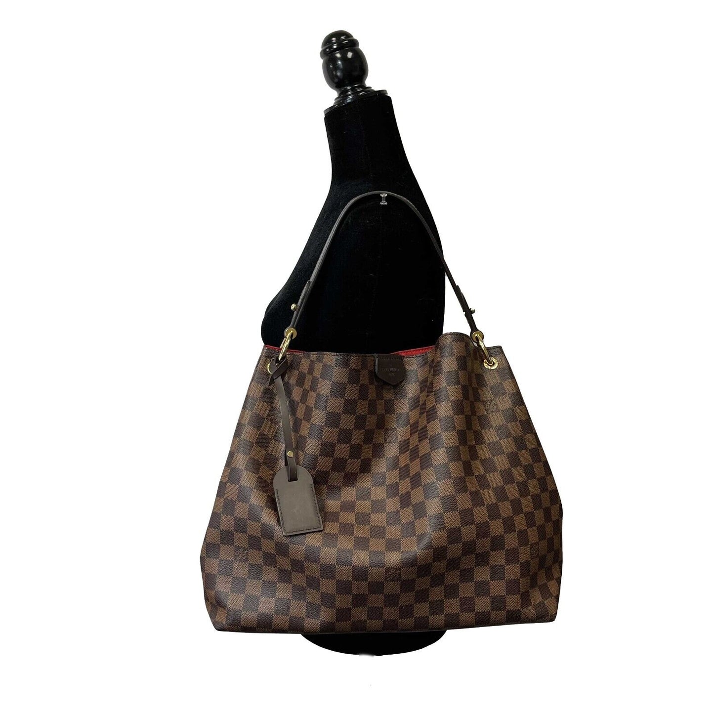 Louis Vuitton - Damier Ebene Graceful MM Monogram - Brown Hobo / Shoulder Bag