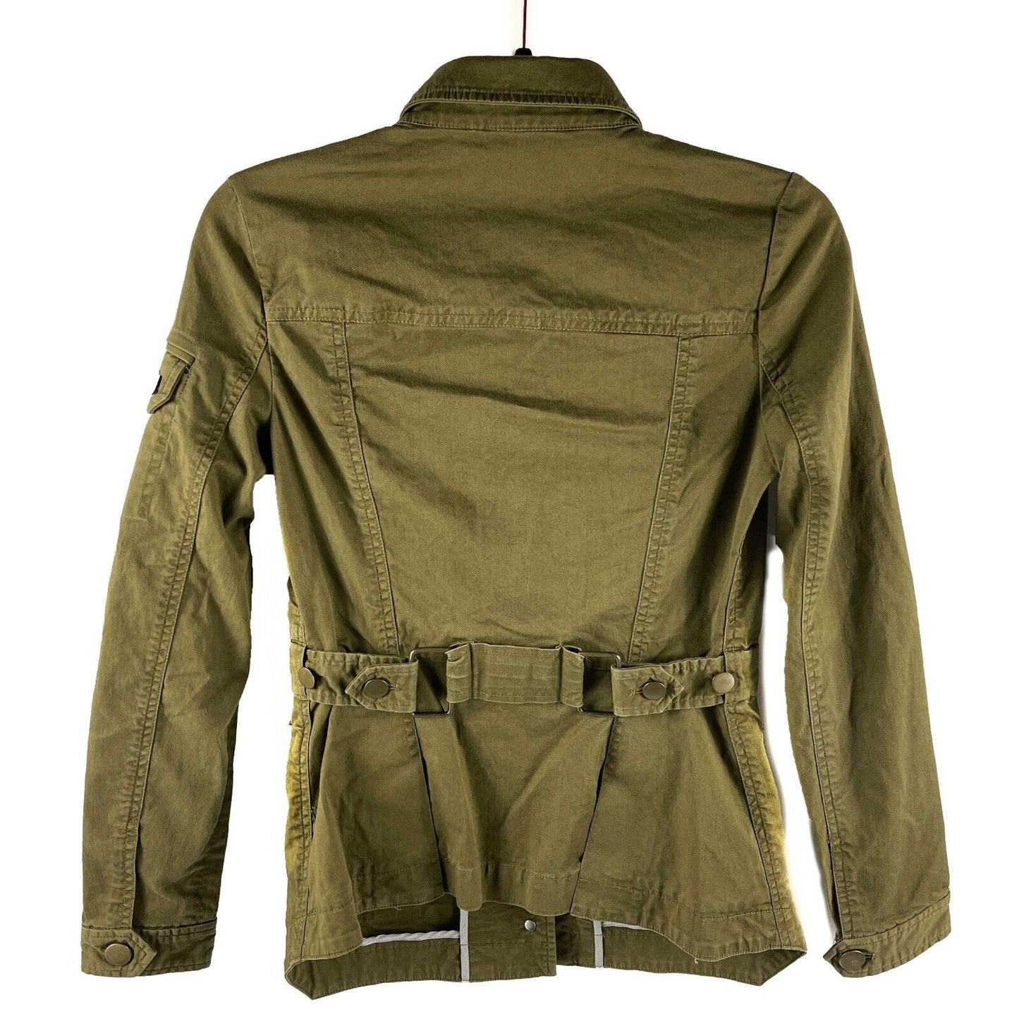 Veronica Beard - Camp Utility Button Jacket - Army Green - Size 0 / XS