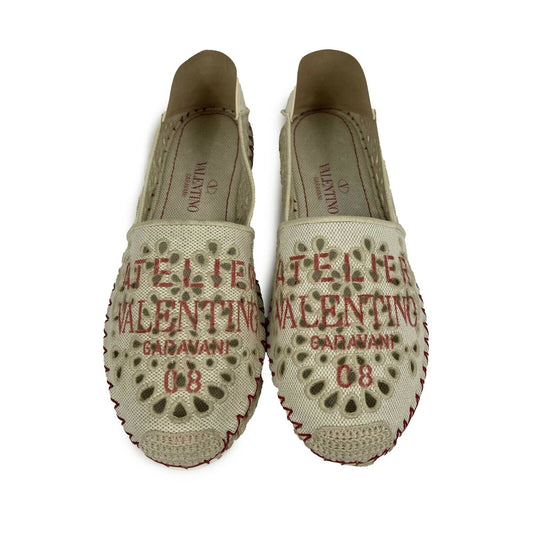 Valentino - Garavani Atelier 08 San Gallo Edition Espadrilles Flats - 37 US 7