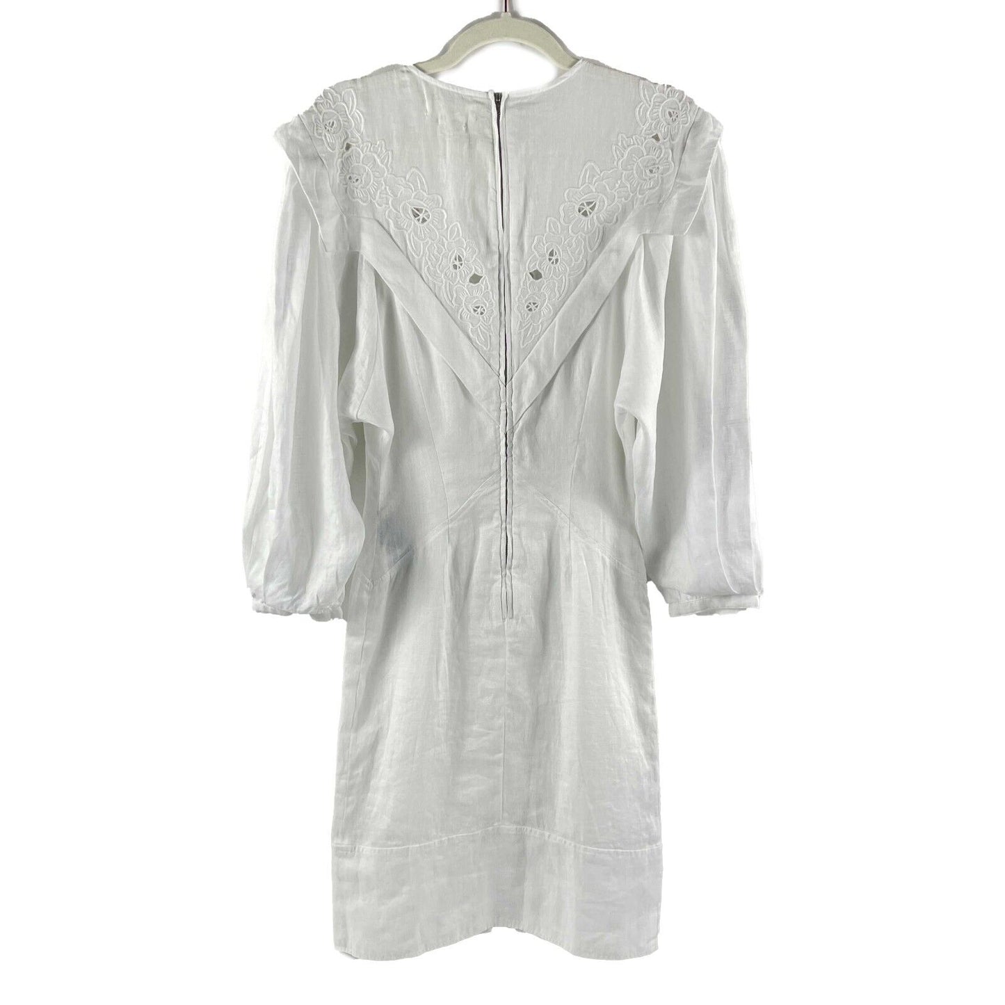 Isabel Marant - New w/ Tags - Elysian Floral Eyelet White Robe Dress - 34 US XS
