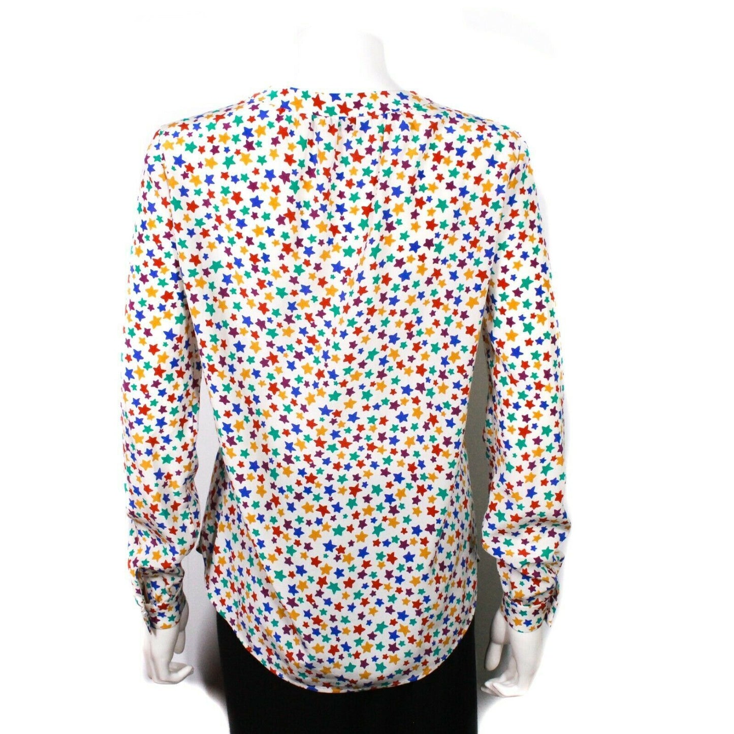 Saint Laurent - Hedi Slimane Rainbow Star Long Sleeve Top