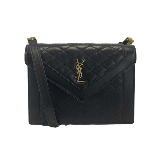 Saint Laurent - Gaby Mini Satchel in Black Quilted Lambskin Leather - Crossbody