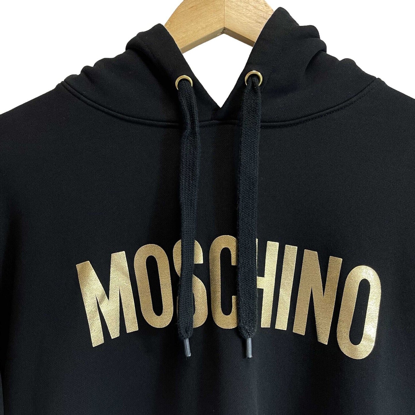 Moschino - Moschino Couture ZA1731 Black / Gold Hoodie - US 40 /EU 50