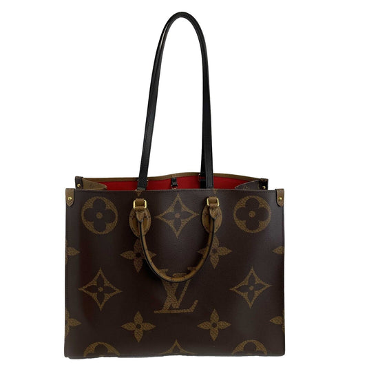 Louis Vuitton - On The Go GM - Brown Monogram Top Handle Tote w/ Shoulder Strap