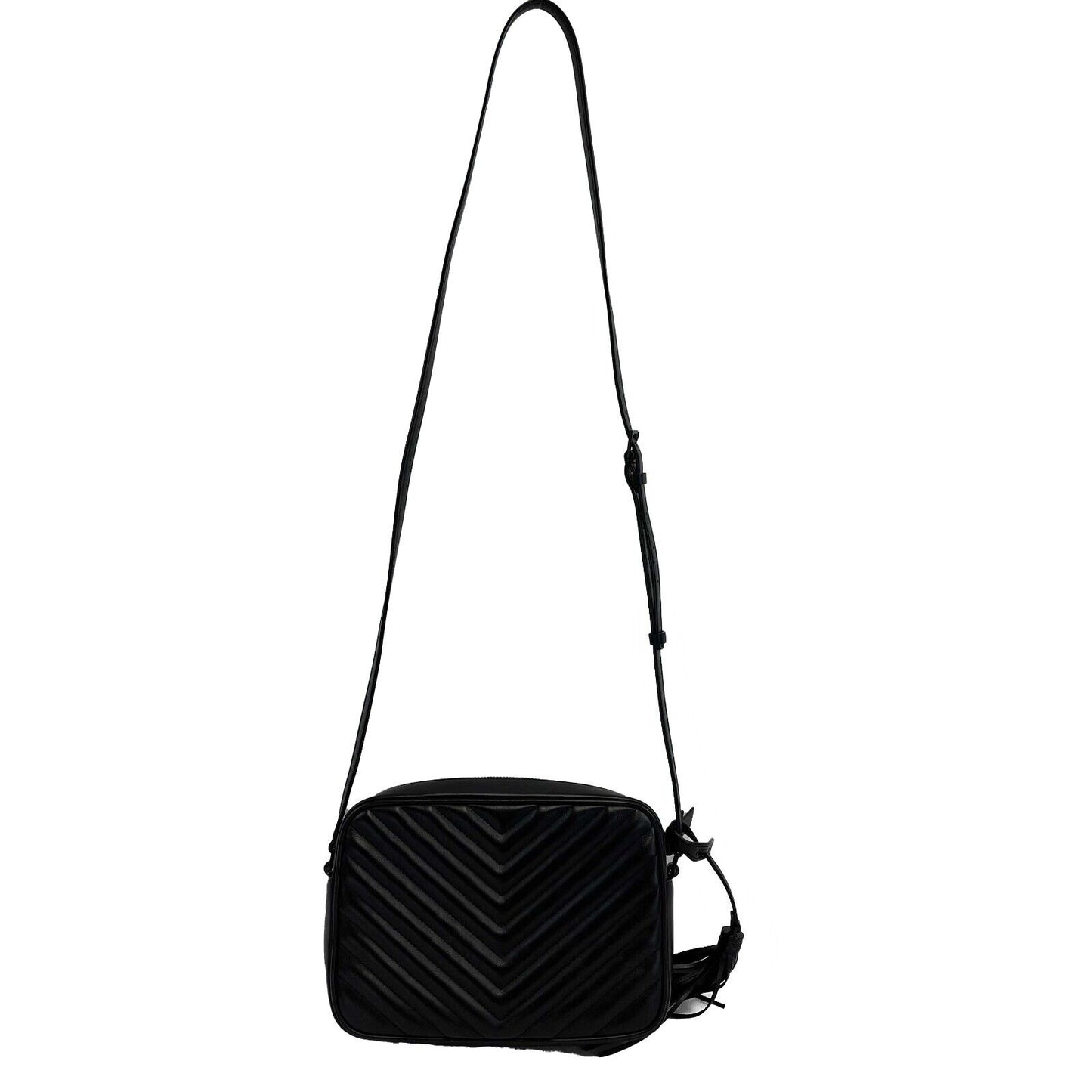 Saint Laurent - Excellent - Lou Camera Bag in Quilted Leather Black Crossbody
