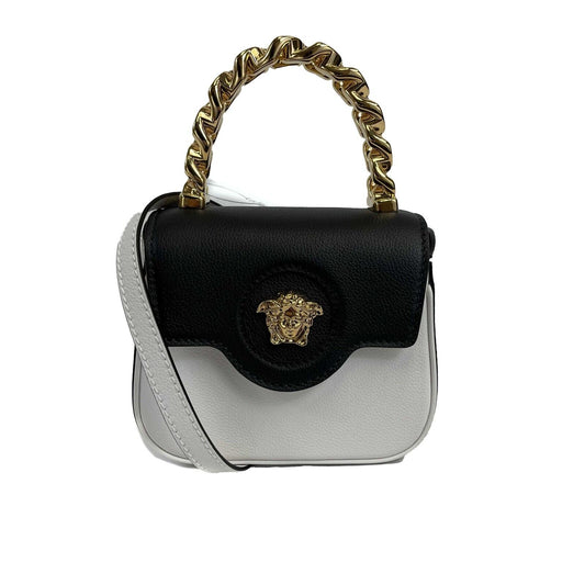 Versace - New w/o Tags - La Medusa Mini Bag - White, Black - Handbag