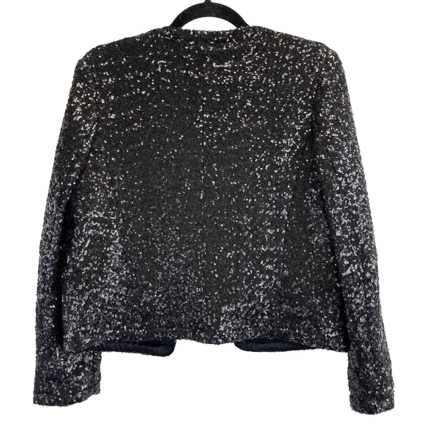 Juicy Couture - Black Sequins Cropped Jacket - Black - Small - Jacket
