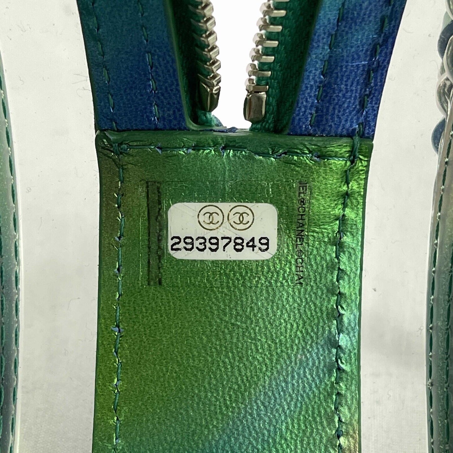 CHANEL - New w/ Tags - CC Rainbow PVC Round Mini Clutch with Chain Crossbody