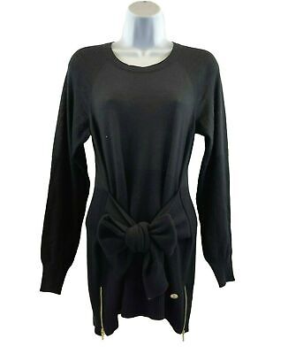 Chanel - 2016 Fall/Winter 2 16K Cashmere Silk Tie Waist Pullover Sweater Size 8